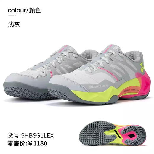 YONEX尤尼克斯羽毛球鞋新款GT概念SHBSG1MEX男女款稳定缓震运动鞋 商品图1
