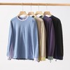 山系户外速干拼色圆领长袖，男女同款宽松百搭运动风打底衫上衣 商品缩略图0