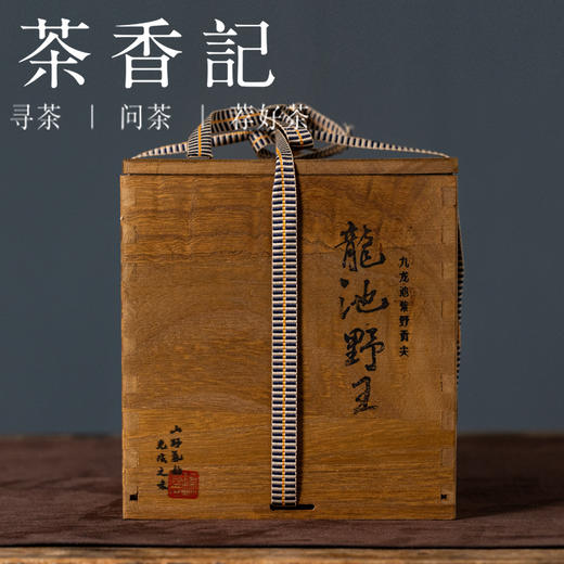 茶香记九龙野王紫野贡尖018安化黑茶核心产区荒野老树群体种 野生紫芽 商品图1