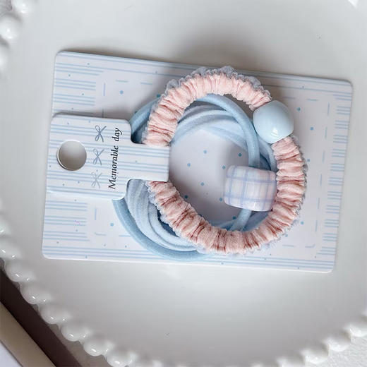 蓝色元素皮筋彩卡皮筋-纪念日百货门店同款169261071 商品图3