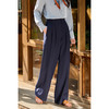 米思阳2026春季通勤风OL高腰显瘦阔腿裤直筒西裤长款休闲裤女5852 商品缩略图1