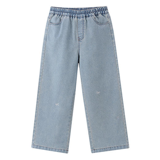 女童全腰牛仔单裤夏季新款安奈儿童装EG626677 商品图5