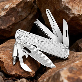 SWISS+TECH 瑞士科技 11合1 蜥结龙大马士革主刃多功能工具户外组合剪刀
