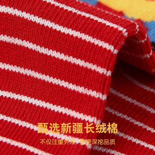 【醒粉福利24.9元5双】马年喜庆红色A类加厚精梳棉儿童袜子 秋冬季男童女童新年中筒袜 商品图2