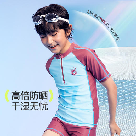 onmygame儿童分体式游泳衣海边度假防晒游泳装2025新款KE51K110696 商品图1