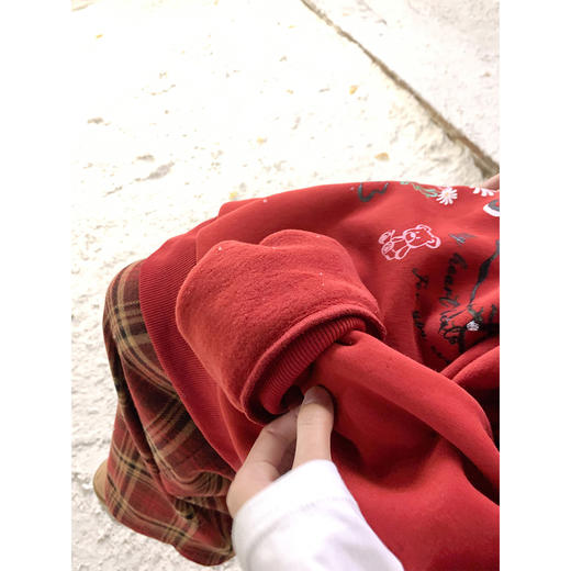 <曾小咸推荐>2.8现货秒杀 ！微信超特价！蝴蝶结加绒卫衣 日常179.99 立减90 秒杀89.99！！ 商品图4