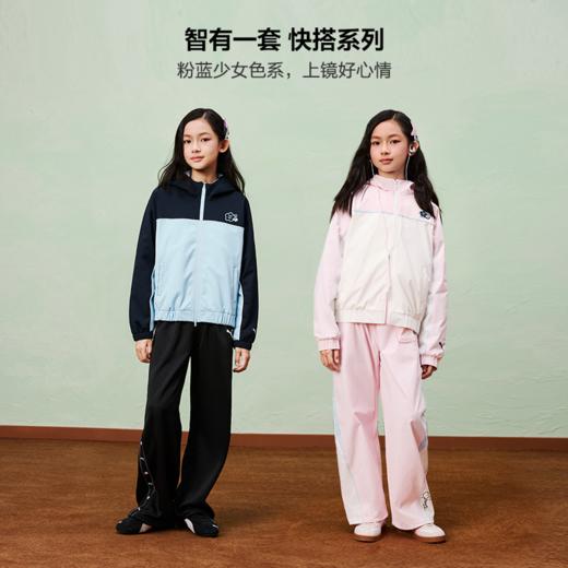PUMA彪马童装2026春季新款儿童便服女童连帽外套撞色时尚 商品图4