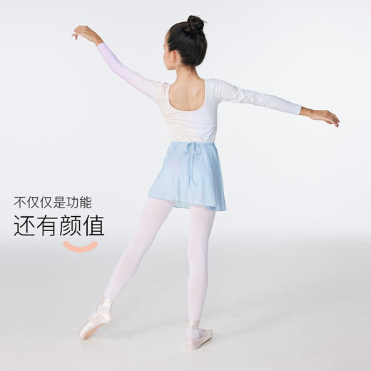 onmygame 女童芭蕾舞蹈服2023新款连体专业练功形体服 送裙子 商品图2