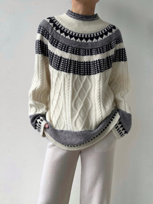 VC｜HD25001 Ulla knit sweater [针织上衣 白  ]【HOLIDAY】 商品图8