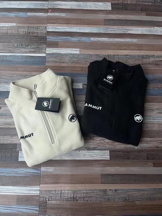 F012815轻量摇粒绒运动透气立领拉链半开襟抓绒上衣 商品图2