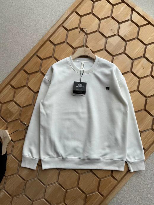 F012821休闲日常圆领男士加绒加厚卫衣打底衫 商品图5