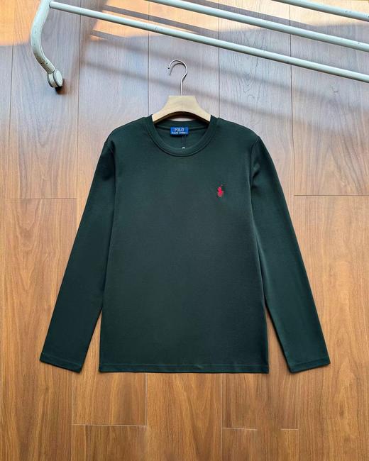 F012802男装男款刺绣标棉质长袖T恤圆领打底衫 商品图8