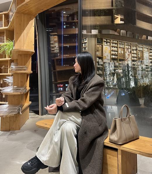 爱玛花园自然摔荔枝纹纯牛皮包包 商品图3