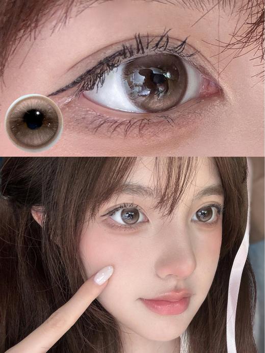 Bollycon日抛 胡桃奇想 棕/丹宁普鲁士 蓝 14.5mm 一盒十片装 日抛无售后！！ 商品图3