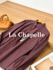 专柜实拍【100%全棉+刺绣徽章】拉夏贝尔/La Chapelle文艺风！挺括有型气质翻领刺绣徽章复古格纹设计百搭叠穿衬衣 商品缩略图2
