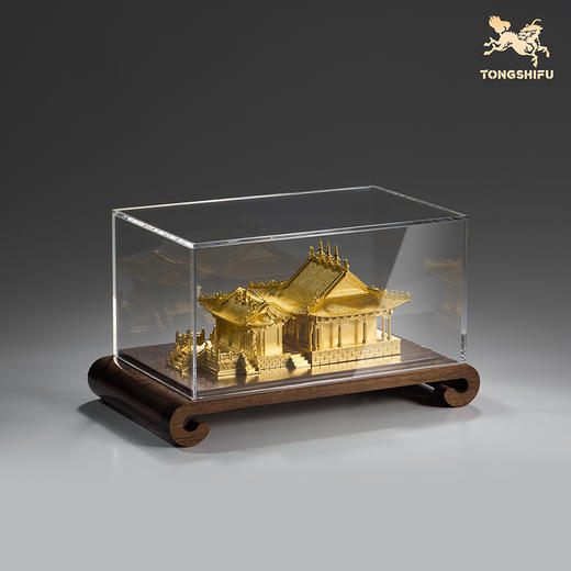 铜师傅 见微系列《五爷庙》 桌面龙王庙寺庙铜工艺品家居摆件 商品图8