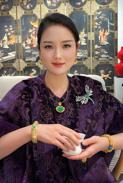 GAONAS  事事如意 中式贵气金色耳环11675EGO 商品图4