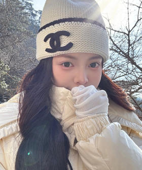 MZ35-香奈儿针织冷帽 双C标（CO）
