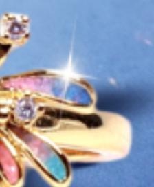 【彼达思】景之蓝 烟花戒指 珐琅饰品 商品图3