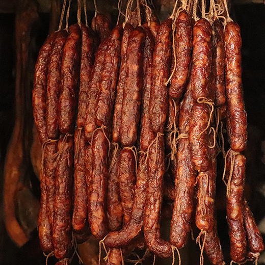 手工制作❗️ 【二八肥瘦，回味无穷】老炕麻辣腊肠川味香肠农家自制烟熏辣肠腊肉四川特产湖南腊肠 商品图3