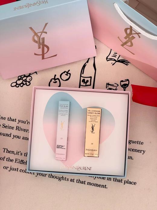 F012826情人节礼物仪式感~圆管马卡龙口红两件套 商品图1