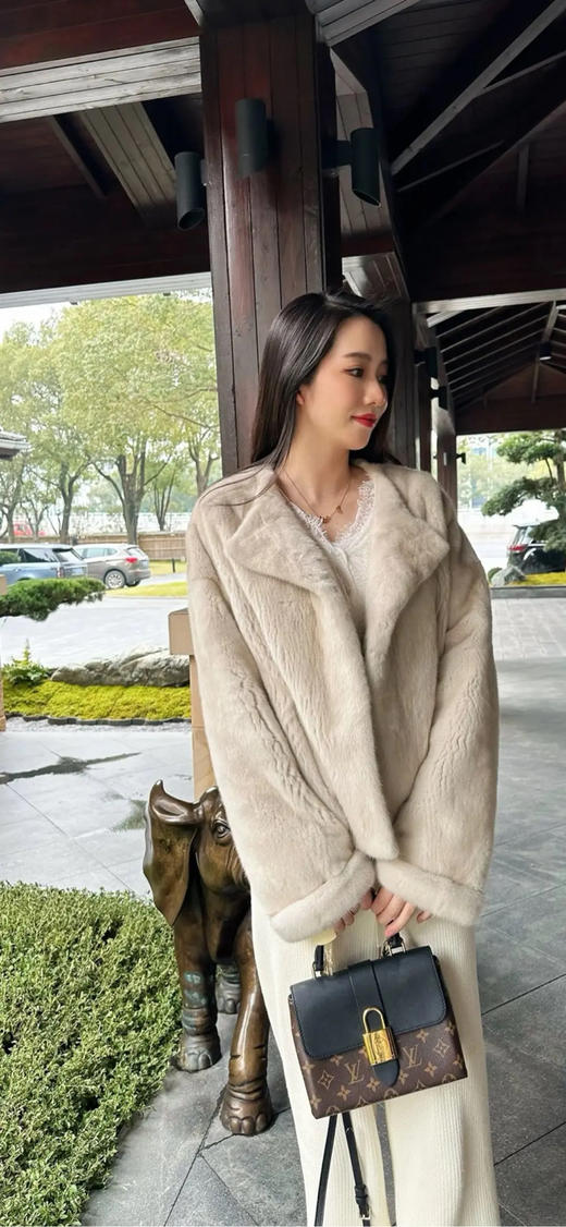 LV lock bb 黑色 老花拼皮 锁头包 商品图2