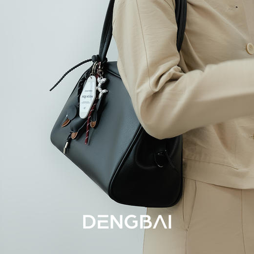 登白DENGBAI 波士顿手提托特包高丝光牛反绒 商品图5