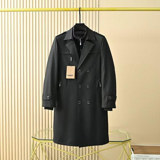 芭宝莉26s男士冬季新款翻领中长款羽绒服风衣两件套外套！ 商品图3