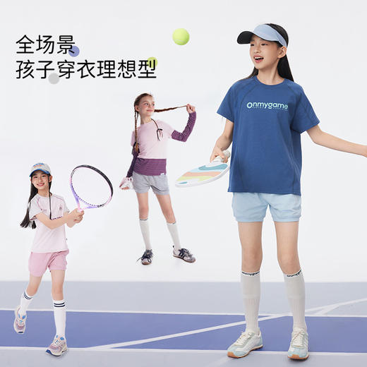 onmygame【呼吸云朵裤】女童运动短裤外穿儿童柔软裤子夏季新款 商品图4