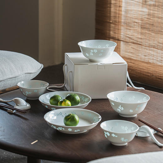 玉柏玲珑雀语30头餐具套组 商品图0