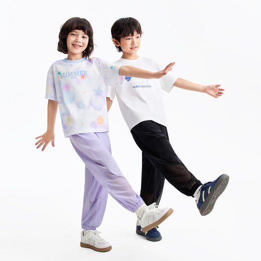 男女童全腰梭织单裤夏季新款安奈儿童装EM626558 商品图5