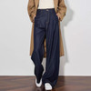 「高货sh」全新升级【铂金会员220/天猫289/差价69】(73942)洛诗琳气质高腰阔腿裤2026春季新款复古丹宁蓝显瘦直筒裤 商品缩略图2