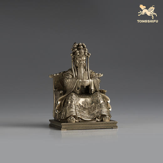 铜师傅 见微系列《威德广济龙王爷》桌面铜菩萨摆件工艺品 商品图2