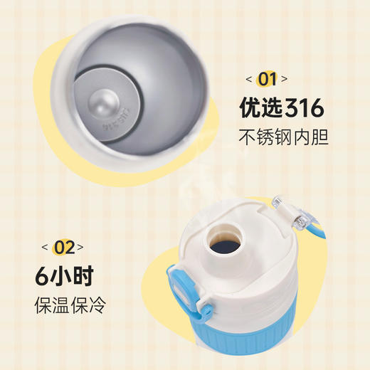 DHVITAE熊小正直饮保温杯（暖冬款）580ml 「严选自研」 商品图1