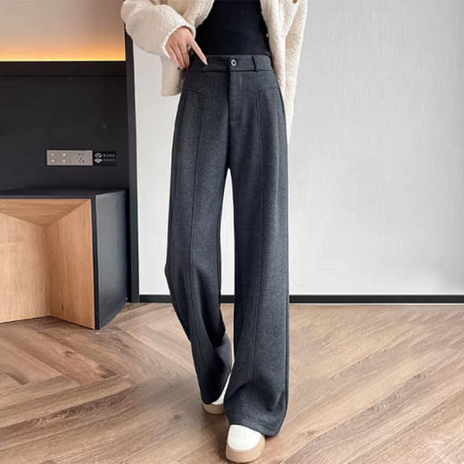 裁缝学苑AQ588羊毛呢阔腿裤纸样女装新款窄版直筒糯米裤子样板 商品图2