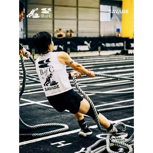 CryingCenter x SAVAGE 健身跑比赛推雪橇速干运动背心 哭喊中心 商品图1