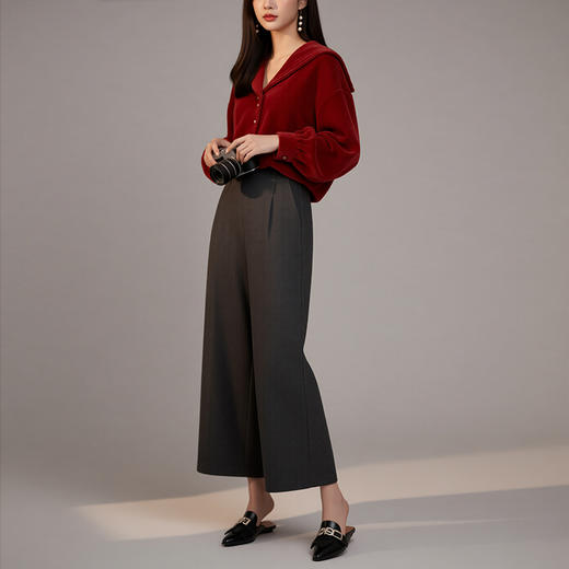 裁缝学苑AS635海军领灯芯绒衬衫纸样女装高级感显瘦气质上衣服装打板 商品图2