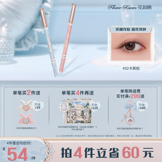 【新品开售】花知晓邦尼花园系列眼线胶笔丝滑晕染 商品图0