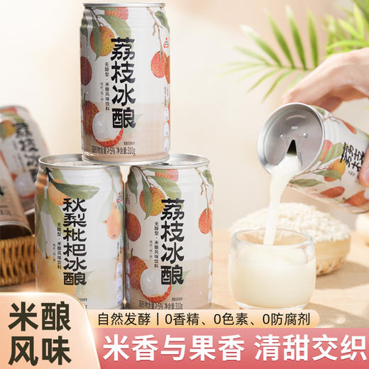 生龙 荔枝/秋梨枇杷冰酿饮料310g/罐*2 孝感 商品图0