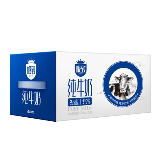 【自提-常温】极致全脂纯牛奶250ml*16 商品图0