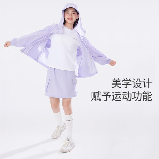 onmygame【风感波粒】女童半身裙儿童防晒裙裤2025年运动裙子夏季 商品图3