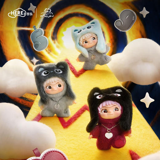 哇库库立刻开挂吧系列毛绒盲盒-纪念日百货门店同款168896576 商品图2