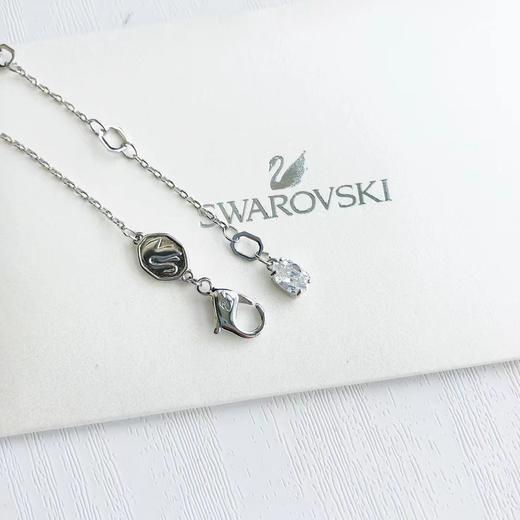 F012830愿世间美好与你环环相扣~双环带钻情侣项链 商品图5