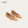 heelz设计师手工鞋履 ｜旧时光复古尖头羊皮平底鞋2公分 商品缩略图2