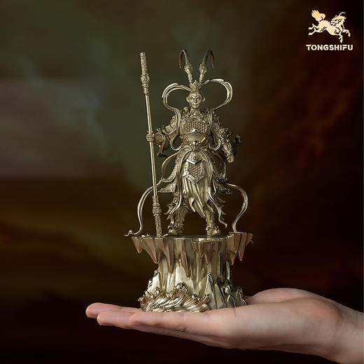 铜师傅 见微系列《齐天圣威（小号）》工位孙悟空大圣铜摆件 商品图4
