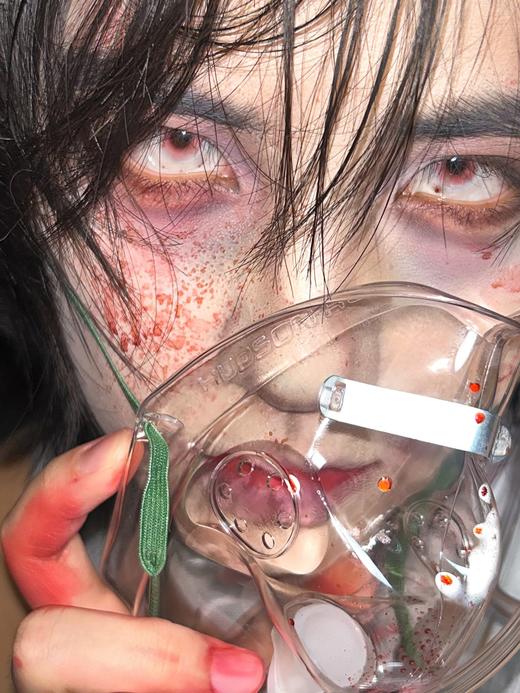 ninamond日抛cos  虚构血斑 直径14.5mm着色14.2mm (两片装) 商品图5