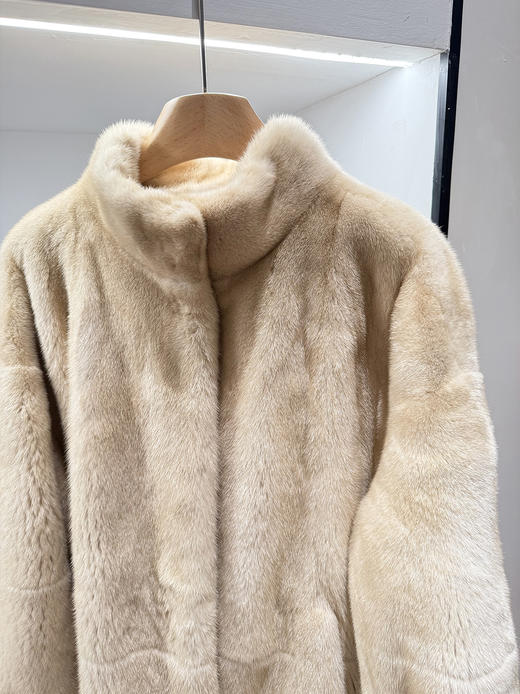 PP41-奶油金棕紫貂皮草大衣好温柔~（JJ） 商品图7