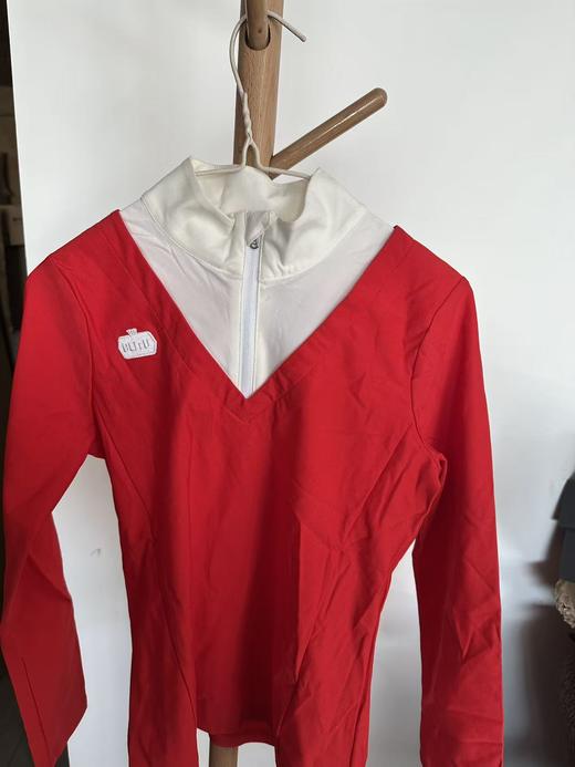 全新百乐图女士长袖衫白红拼色S码秒杀68元 商品图0