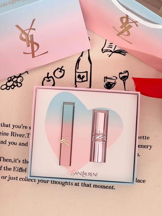 F012826情人节礼物仪式感~圆管马卡龙口红两件套 商品图0