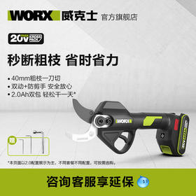 20V锂电无刷修枝电剪刀裸机WU571.9